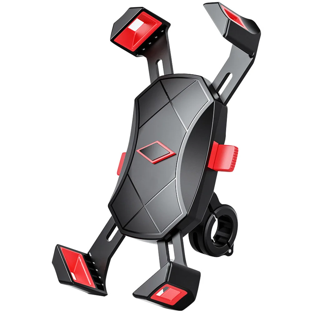 

1Pcs Quad-Claw Phone Stand ABS and Silicone Material Universal Car Mount for Auto Navigator Adjustable Desktop Holder