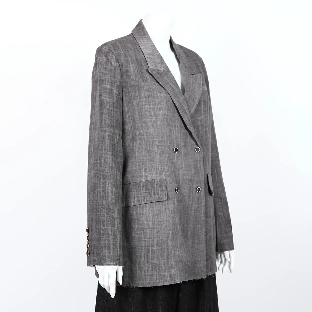 Женский двубортный пиджак 2025 года, офисная куртка из полиэстера, осенне-зимняя уличная одежда, шикарная одежда для работы на выходные