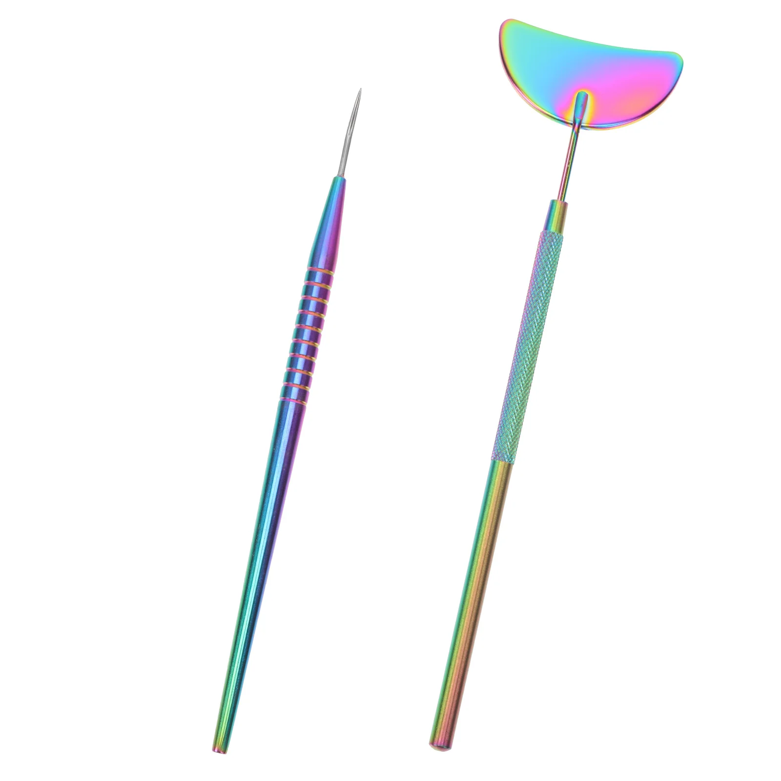 1 مجموعة 1 مجموعة رمش تمديد أداة عدة قضيب مرآة لاش فصل رفع عصا صالون تطعيم ملحق ماكياج أداة #3