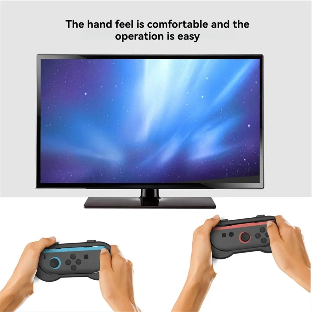 100% New Ergonomic Ancillary Game Grip for Switch 2 Wrist Relief Easy Install & Carry Strap Full Button Access,Gaming Access,A