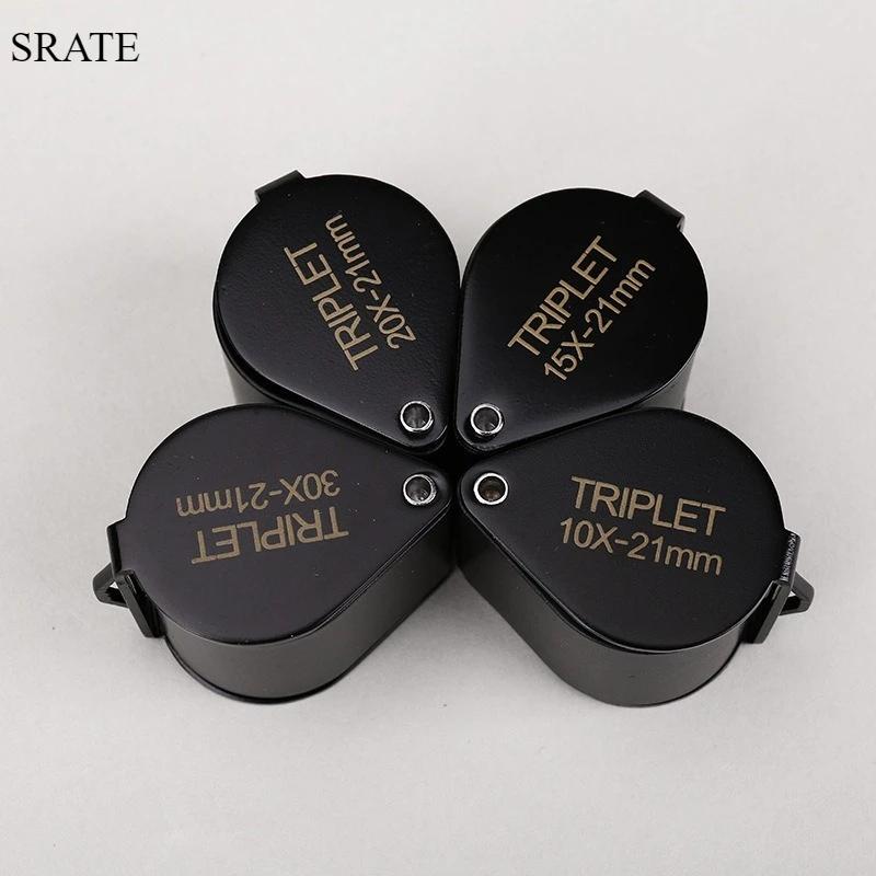 

10X/15X/20X/30X Helping Hands Magnifier Glass Handheld Lens Eye Loupe Science Inspection Jewelry Coin Stamps Magnifying Glasses