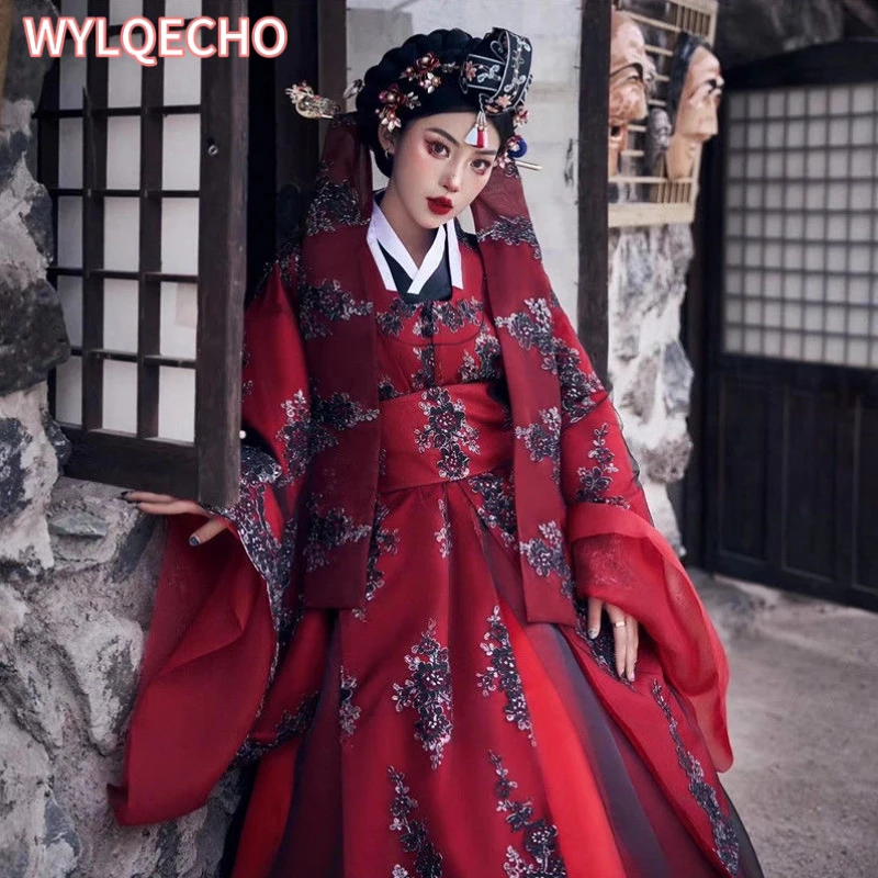 Hanbok Clothes Women Traditional Costume Korean Dress Modernized Improved Korean Court National Dance Cosplay Dresses Hanbok 한복