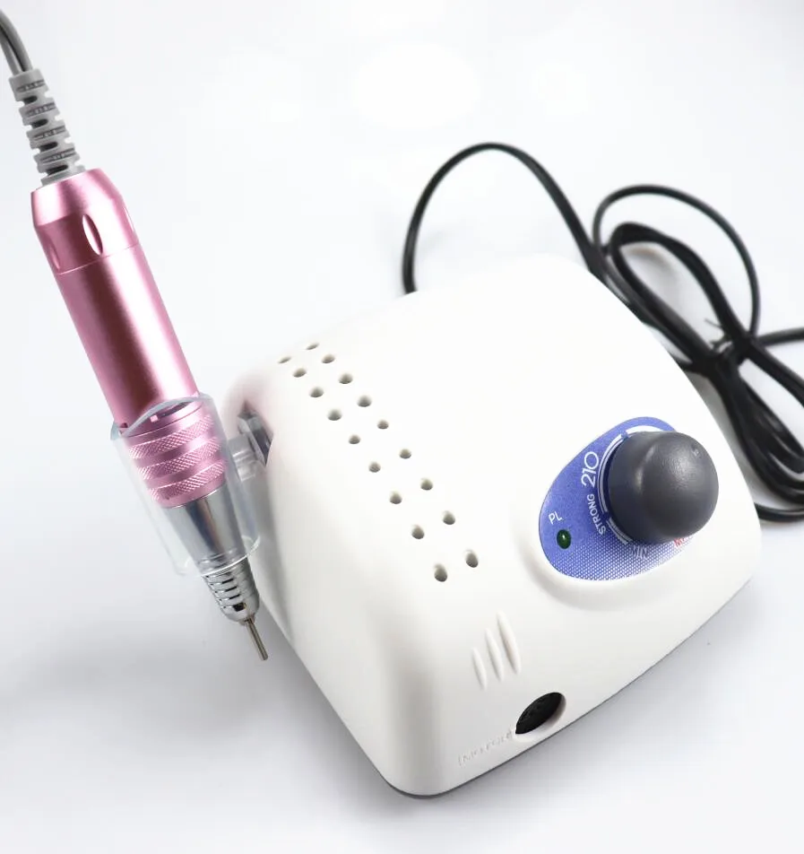 Taladro eléctrico para uñas, herramienta para manicura y pedicura, 35000rpm, 65W, potente, 210