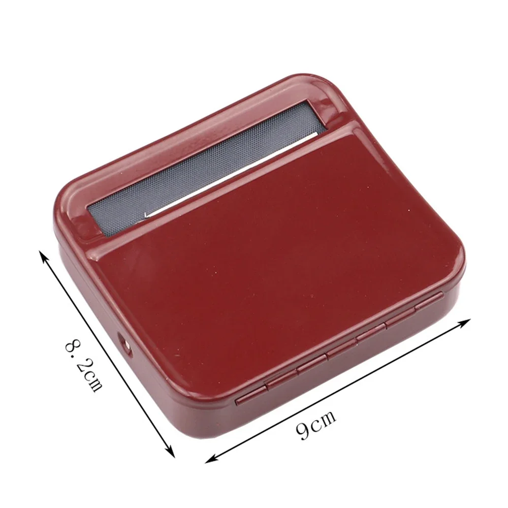 Metal Cigarette Rolling Box DIY Manual Tobacco Roller Case 70mm Cigarette Maker Smoking Accessories