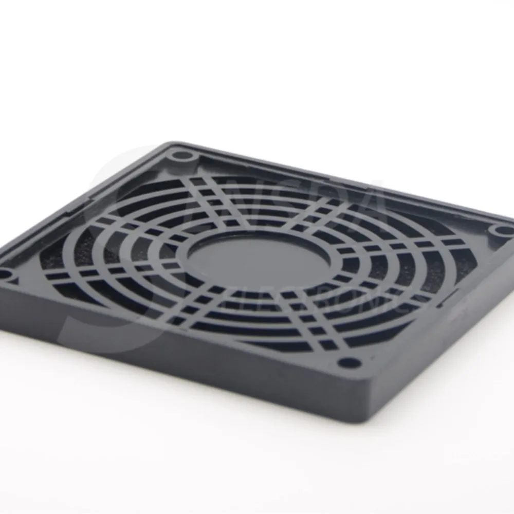 2pcs 90mm Dustproof Filter for x Axial Cooling Fan, Black Dust PC Electronic Industrial Application