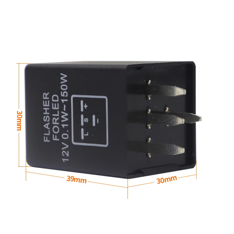 EP29 4Pin 12VDC Car Steering Dual Flashing LED Lights Automotive Relay Flash Relay