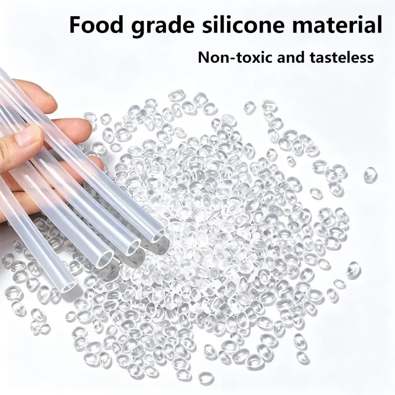 Multiple Size 0.5mm - 36mm Hight Transparent Silicone Tubing Food Grade Rubber Hose Nontoxic Water Tube Soft Aquarium Pump Pipe