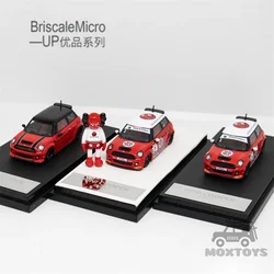 BriscaleMicro Up BSC 1:64 LBWK Mini Red Diecast Model Car