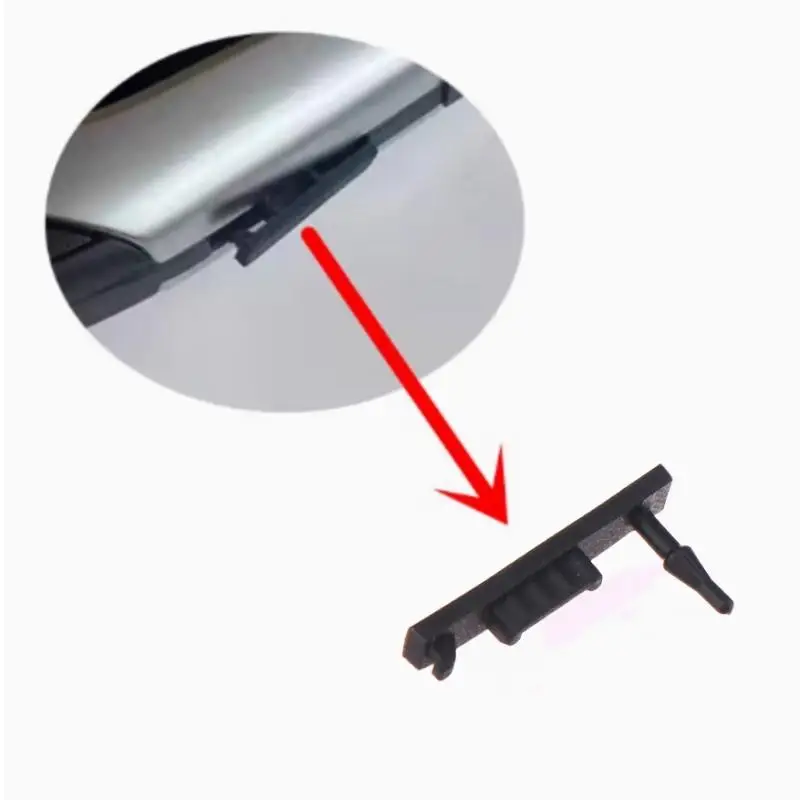 1Pc For  LCD Remote Control Key Dust Plug Waterproof Charging Port Leather Plug