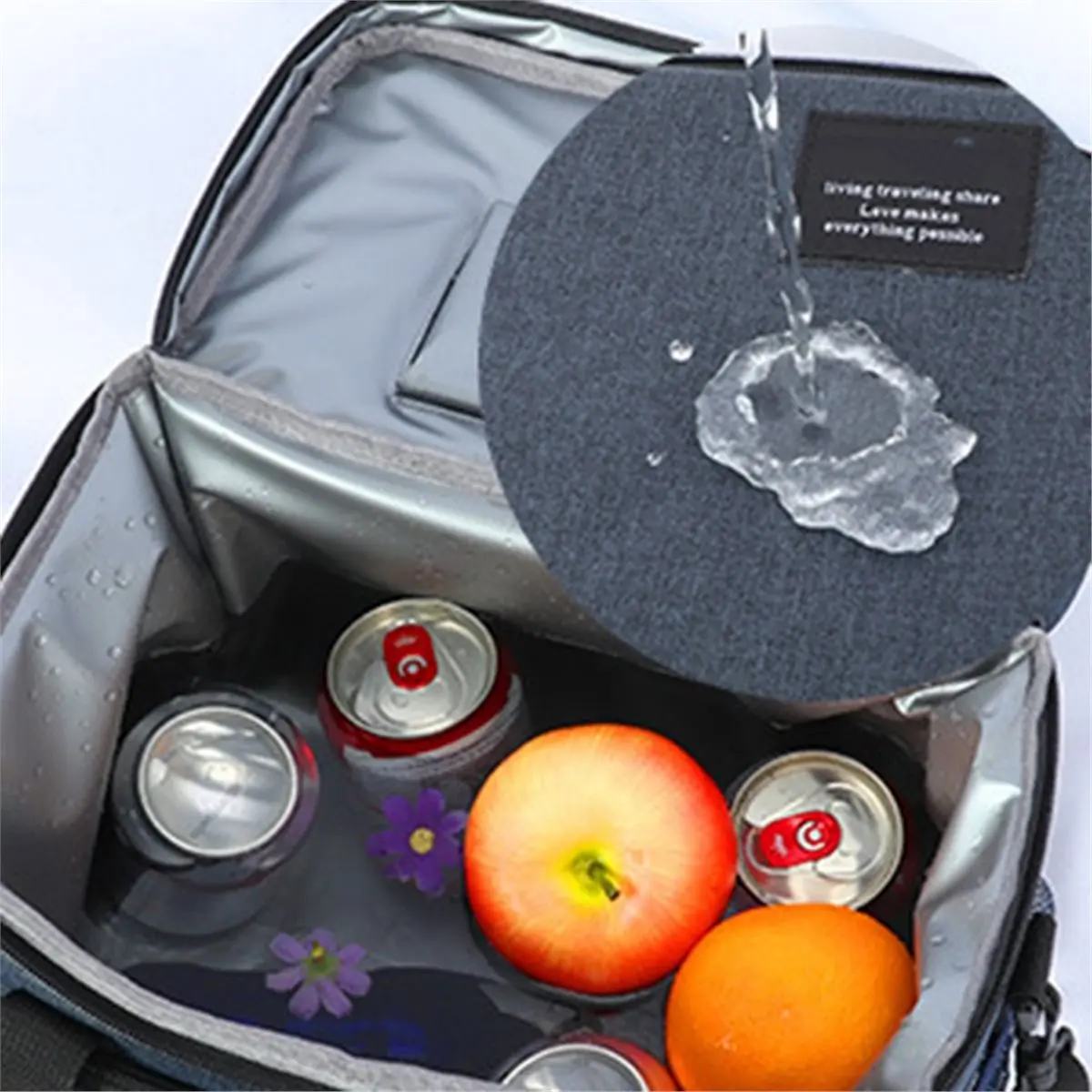 618 Mega Sale Large Capacity Insulated Lunch Bag, Portable Picnic Bag, Waterproof EVA Car Cooler.