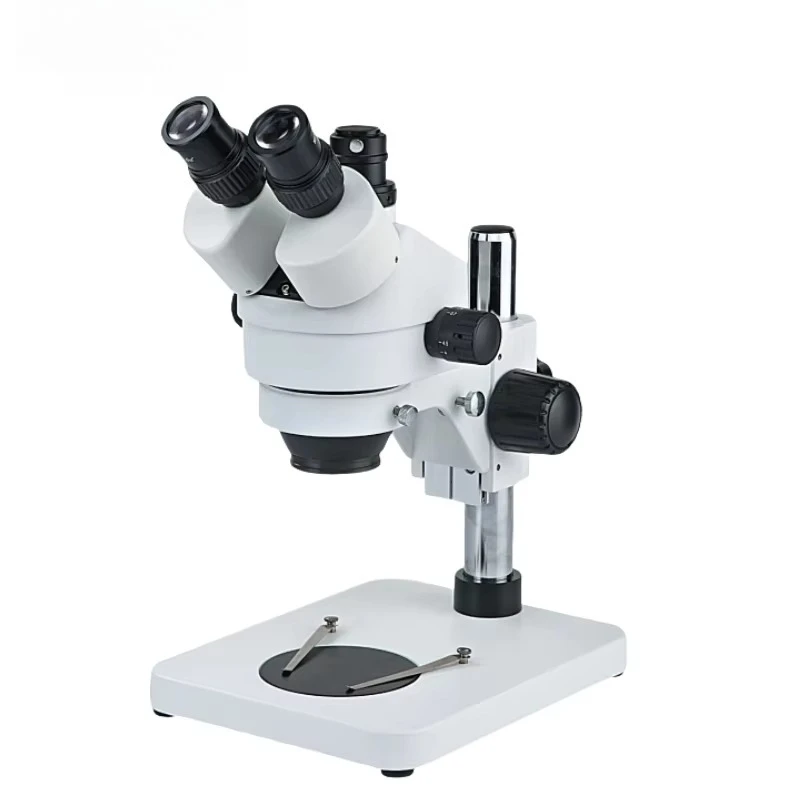 

ST7045-T Trinocular Stereo Microscope 7-45x Zoom Magnification Auxiliary Objective Lens MountableLight Source MountableTV Tube