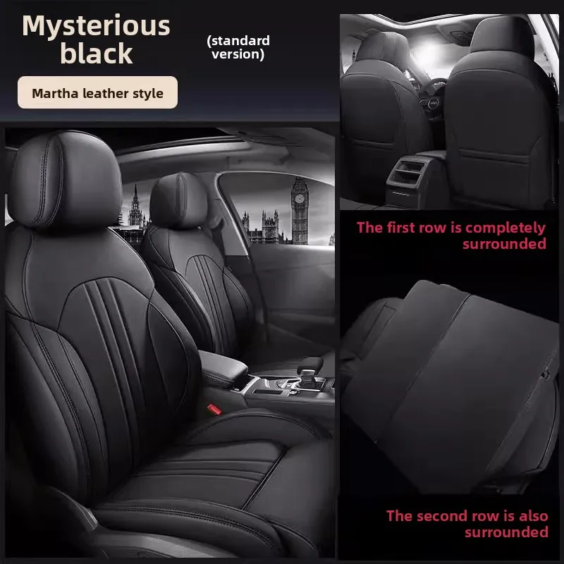 Custom Fit Full Luxury Car Seat Cover  SUV Full Seat Set Perforated Genuine Leather for Various Cars Models Contact Seller JJ209