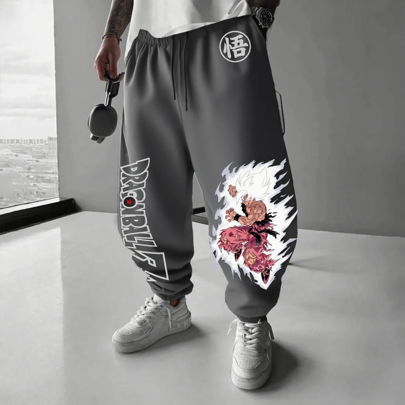 

Dragon Ball Z Men Women Jogger Pants Anime Printed Sweatpants Loose Fit Streetwear Casual Trousers Hip Hop Spring Autumn Workout