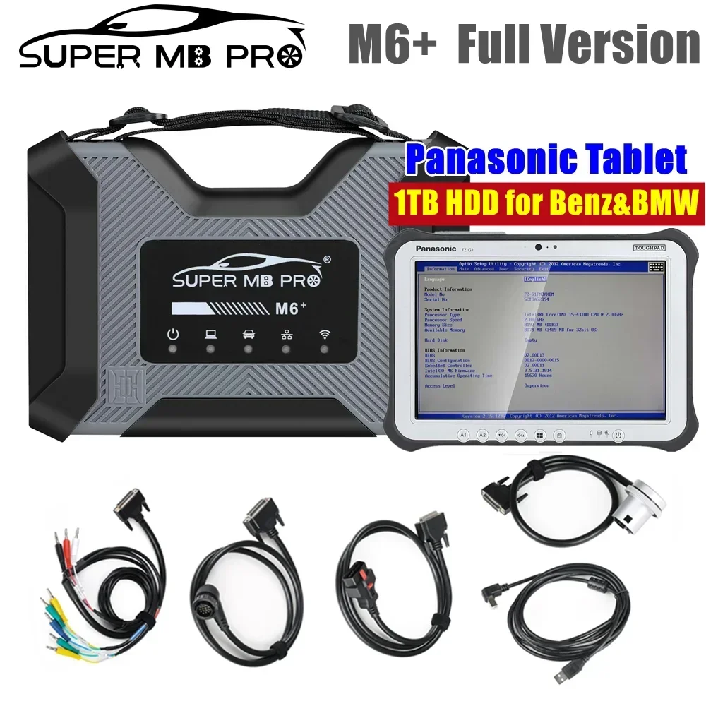 Super MB Pro M6plus M6 plus Full Version for Benz Car Truck Diagnosis Tool