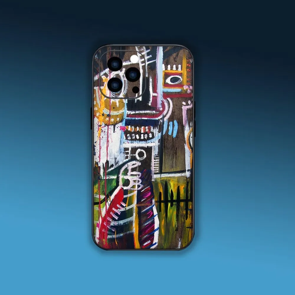 Jean M-Michels Art B-Basquiats Phone Case For Samsung S24 S23 S22 S21 S20 Plus Ultre Note S20 FE Black Case