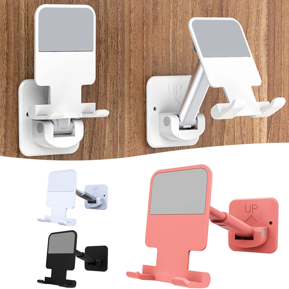 Wall-Mounted Mobile Phone Bracket Adjustables Retractable Phone Bracket For Powder Rooms Home