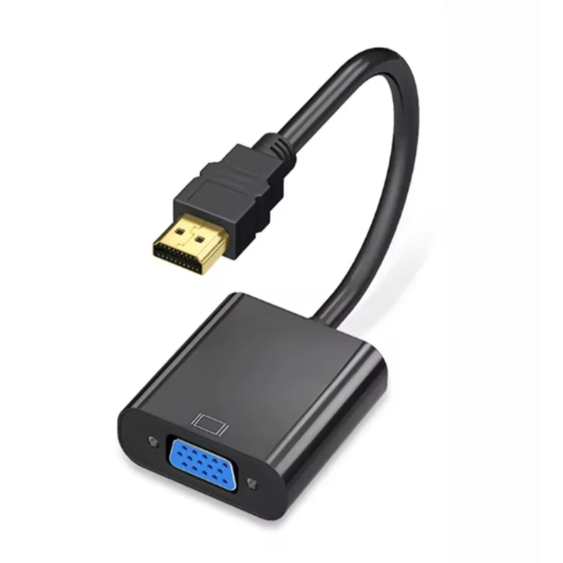 HD 1080P HDTV HDMI-Compatible To VGA Cable  Cord Converter HDTV Male to VGA Female Converter Cable Cord  Adapter for Tablet