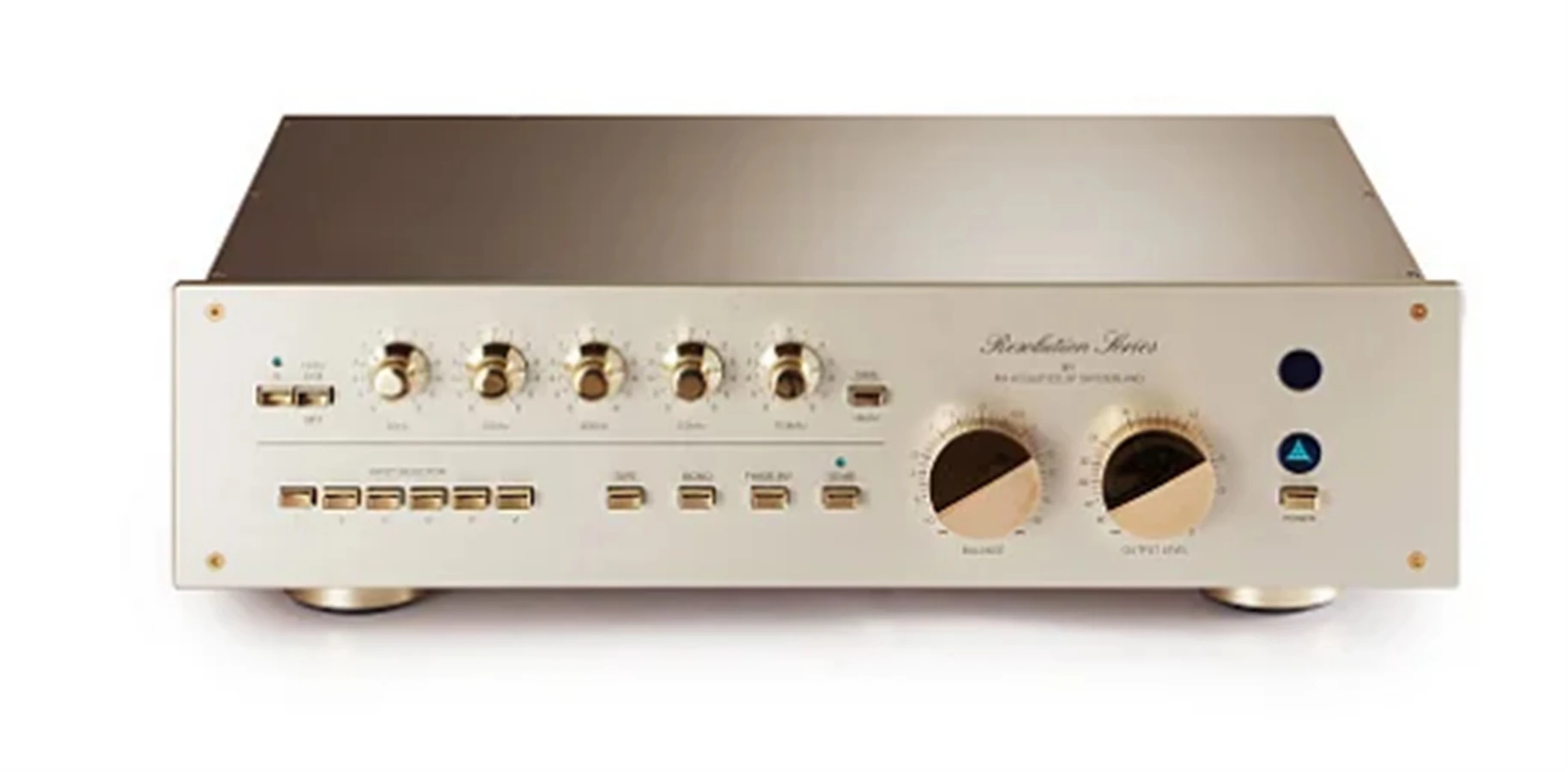 

Swiss FM-268C Full Balance Preamp - All Aluminum Gold / Black Amplifier Chassis (446 * 262 * 110mm)