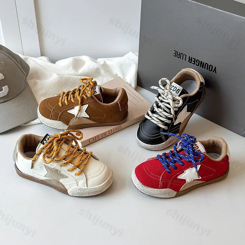 

Children's Casual Sneakers 2025 Autumn New Boys Girls Fashion Running Training Shoes Kids Outdoor Walking Shoes Sports Shoes