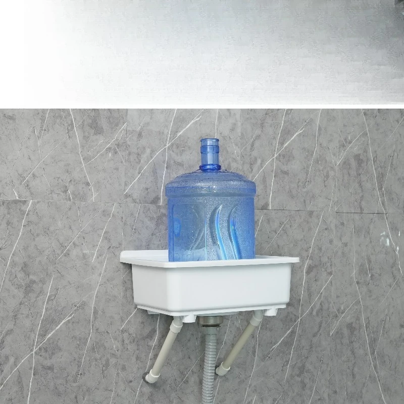 No punching required wall mounted kitchen sink single sink with diagonal brace kitchen sink for home use