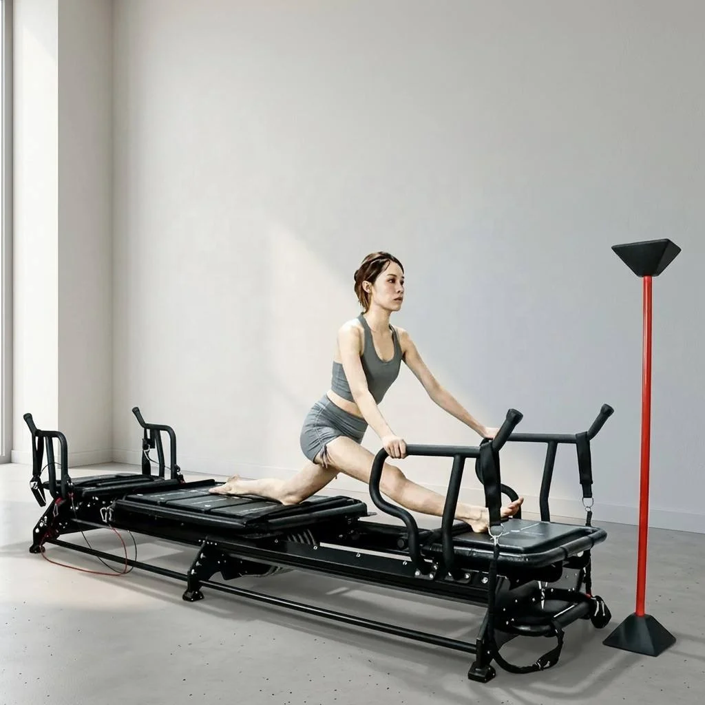 Megaree Megaformer Pilates Classes Core Precision Reformer Machine Mega Gym Aluminum Alloy Black Core Bed for Sale