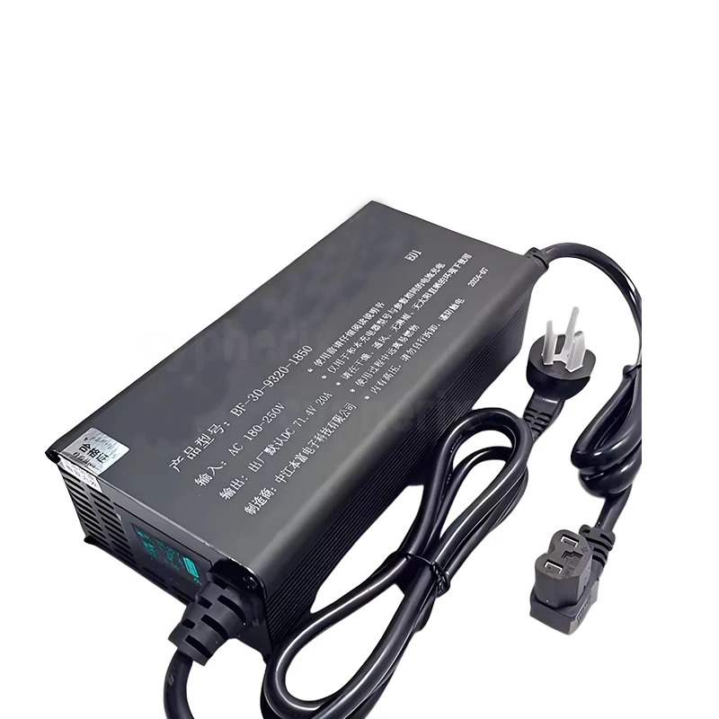 10 - 93 فولت شاحن قابل للتعديل 3- 20A 3-30A 25A ل 18650 LiFePO4 بطارية ليثيوم أيون 2-15A 58.4 فولت 54.6 فولت 87.6 فولت 84 فولت 67.2 فولت 58.8 فولت 29.2 فولت 20A