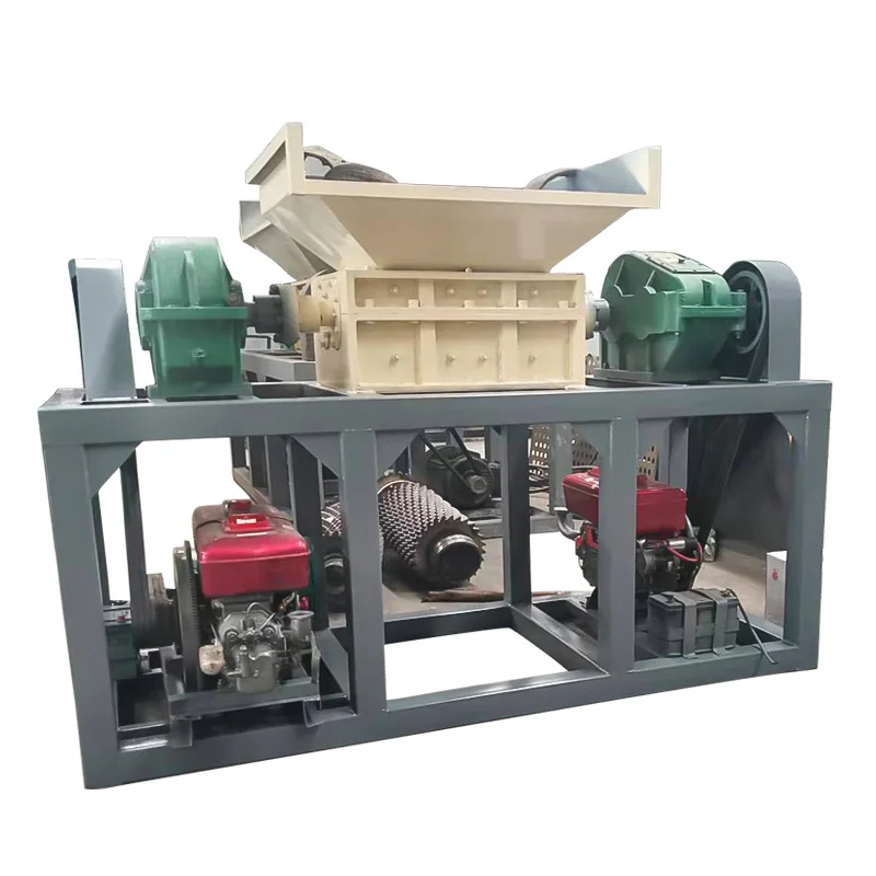 Aluminum Shredder Industrial Shredder Double-Shaft Non Ferrous Metal Processor Cans Aluminum Profiles Engine Blocks Scrap Custom