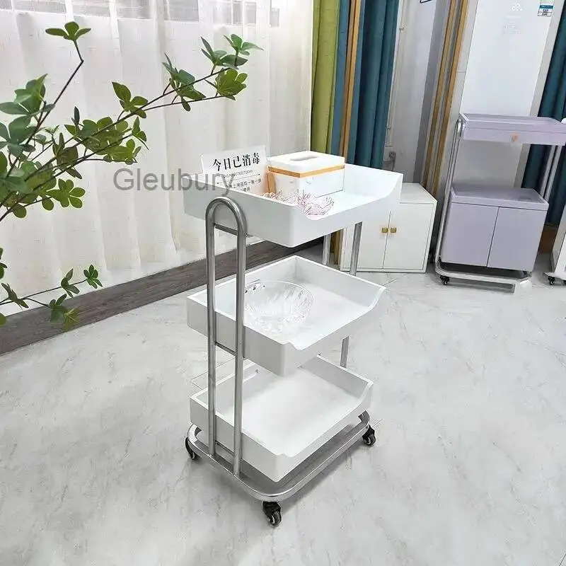 Tattoo Medical Salon Trolley Modern Luxury Nordic Minimalist Salon Trolley Indoors Commercial Furniture Carrello Attrezzi Lstc
