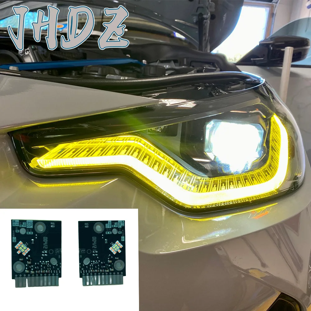 

CSL Yellow Daytime Running Light LED Chips Board For BMW G42 M240i G87 M2 Coupe 2022 Adaptive LED Headlight DRL Daylight Upgrade