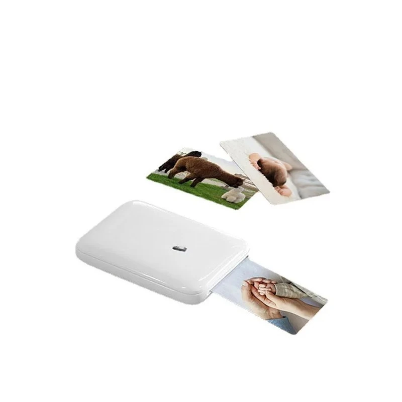 Adaptado para MT53 Mini foto portátil regalo para el hogar pequeña impresora fotográfica a color inalámbrica de bolsillo Bluetooth