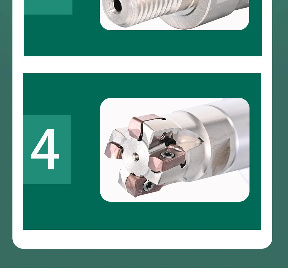 GDR MFH MFH03R M8 M10 M12 M16 M20 EXN Doppelseitige, hochbelastbare, innen gekühlte Durchgangsbohrungsblatt, eingesetzt LOGU0303 LOGU0303ZER – Detail 15