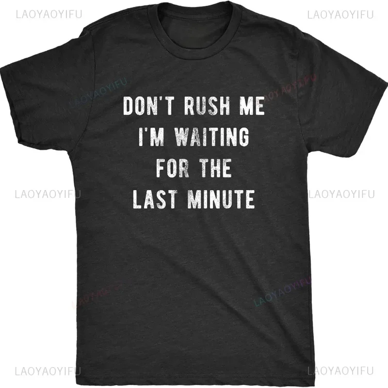 Funny Mens Shirt Sarcastic Tees with Funny Sayings and Cool Designs for Guys Men's Short-sleeved TShirt Interesting Letters Tees