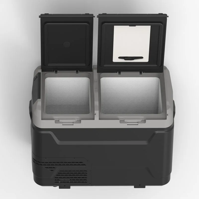 

Battery Powered Wheels Car Fridge Freezer Electric Cooler Box Portable Refrigerator for Camping