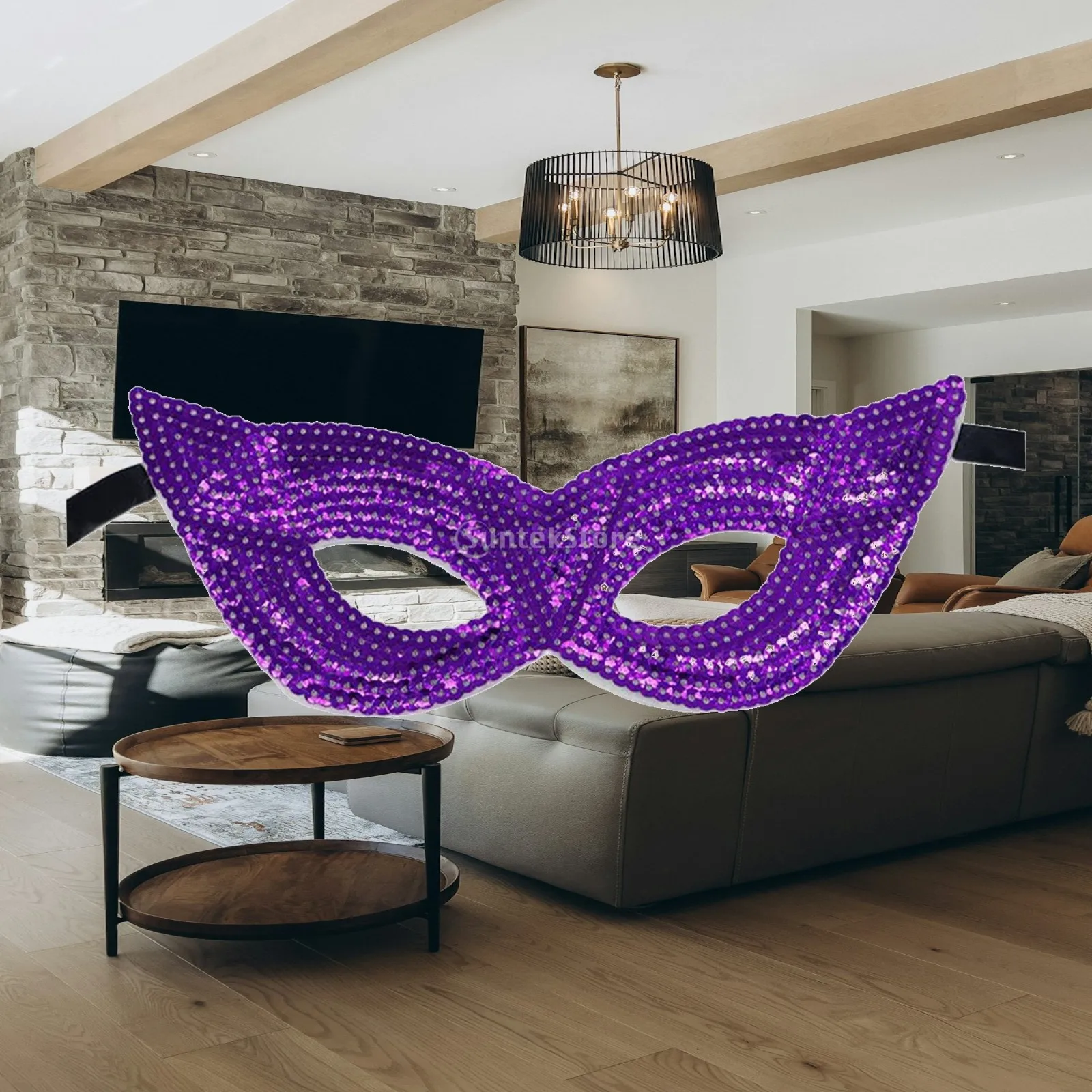 Lightweight Hollow Lace Masquerade Mask for Women Party Face Cover Costume Prop for Mardi Gras Birthday