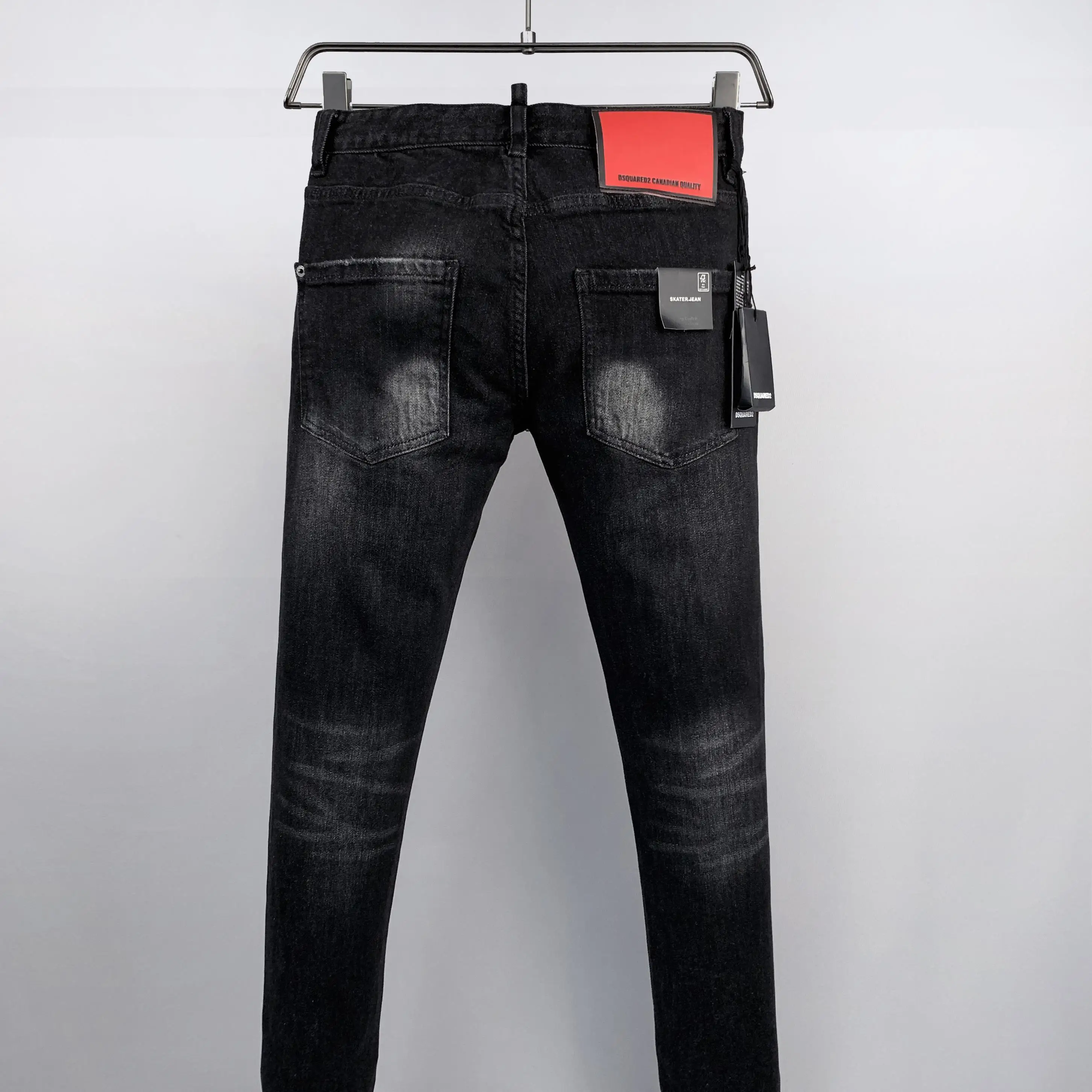 

Trendy Bla Jeans Men's Slim Fit Faionable Lightweight Premium Denim Pants Cuffed Straight Leg Jeans Casual Breathable