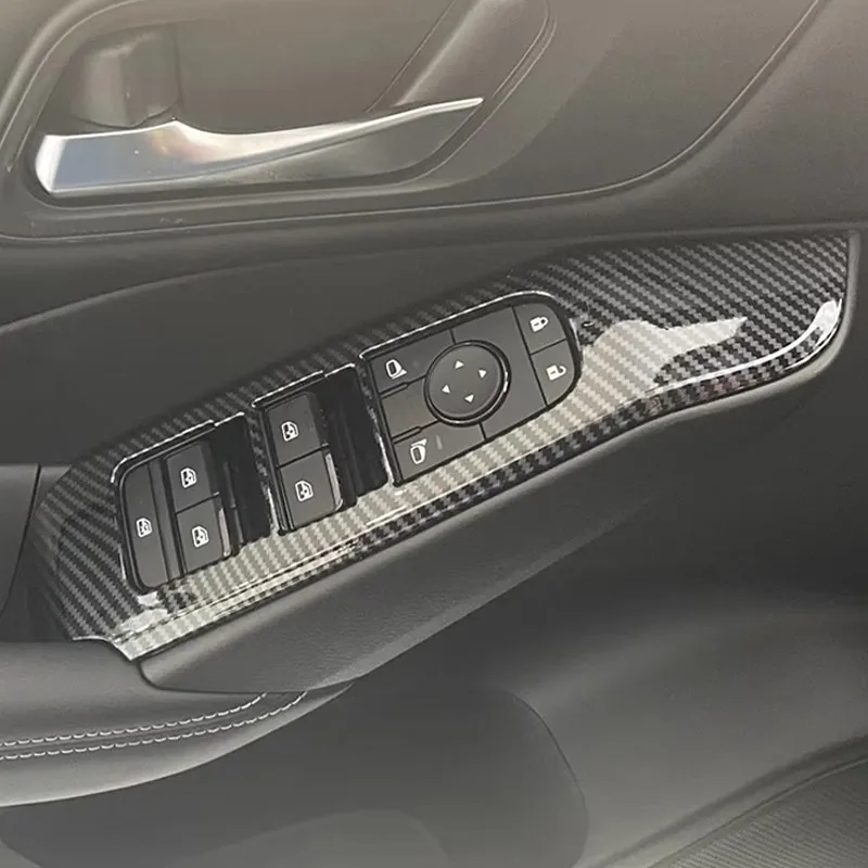 

For Nissan Qashqai 2024 Car Window Glass Lift Switch Adjustment Panel Trims Cover ABS Interior Decorative Stylings Accessories