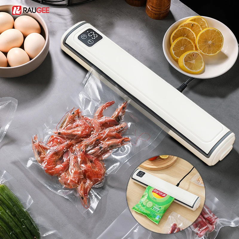

Портативный бытовой вакуумный упаковщик для продуктов 220В, автоматическая машина для вакуумной упаковки пищевых продуктов
