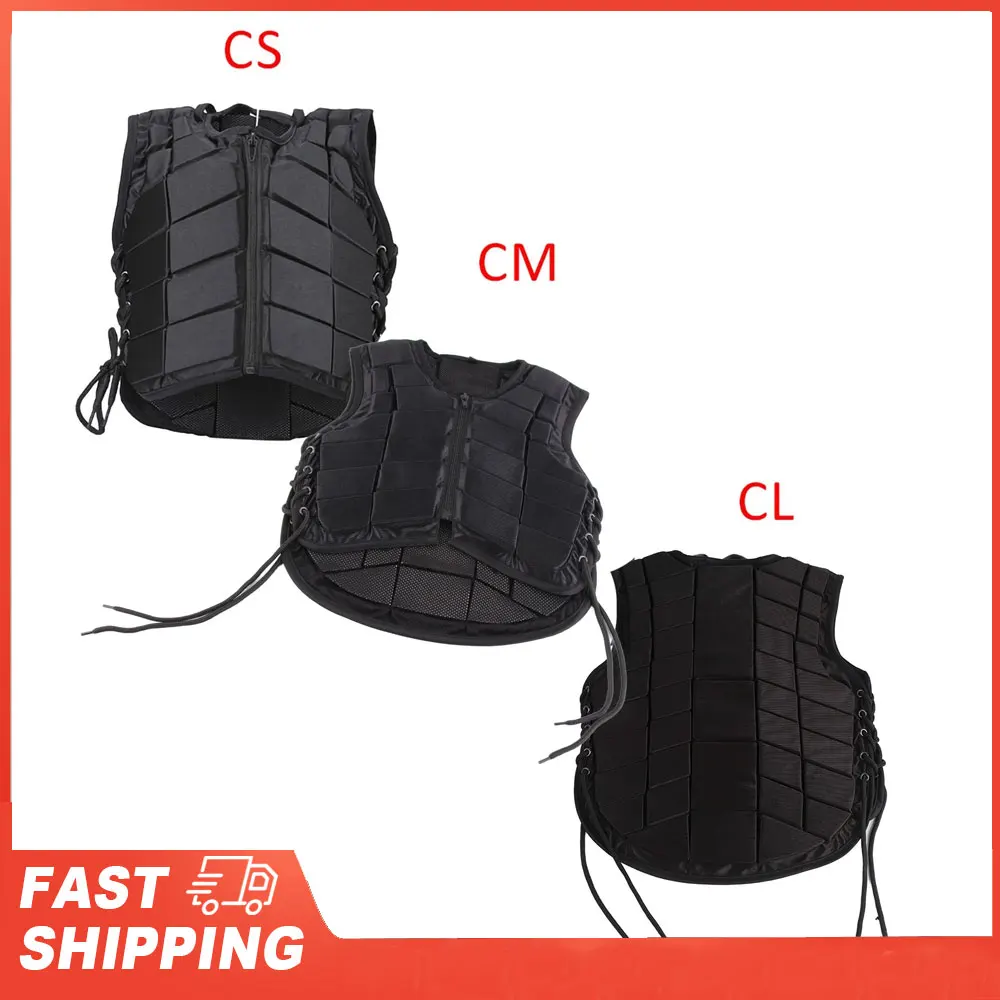 سترة ركوب الأطفال مريحة لركوب الخيل صدرية واقية ممتصة للصدمات سترة أمان للأولاد والبنات #1