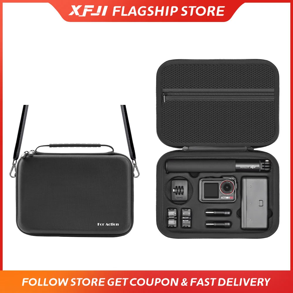 Storage Bag Compatible with DJI Osmo Action 5 Pro Action 4 3 Sports Camera Shoulder Bag Portable Travel Prevention Handbag Box