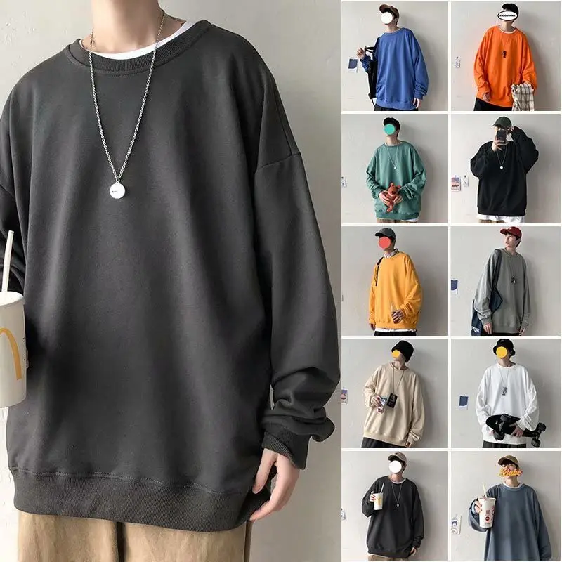 

2023 Hoodies Sweatshirt Mens Black White Hip Hop Punk Pullover Streetwear Casual Fashion Clothes Mens Oversized Korean Harajuku