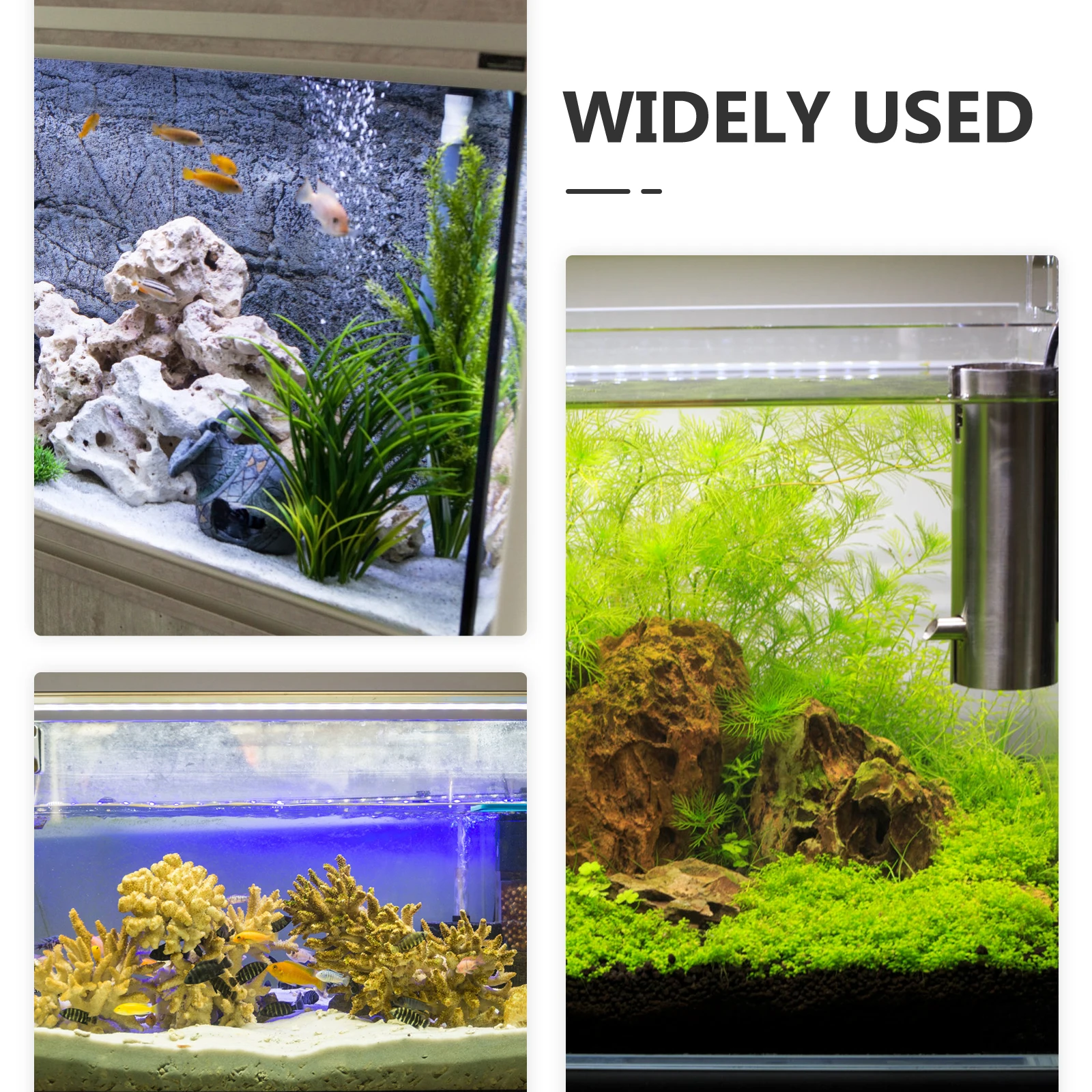 

Small Fish Tank Light Black USB Wear resistant LED Aquarium Lamp Lighting For Fish Tank Reptile Pond Mini Waterproof Accessories