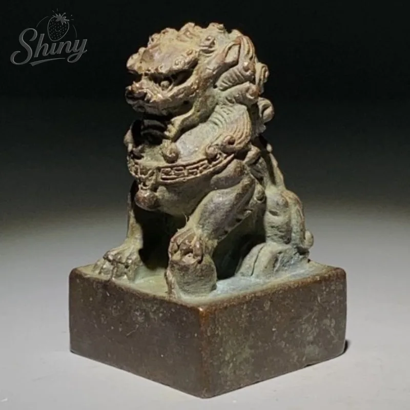 

Antique Old Copper Lion Seal Ornament Collection