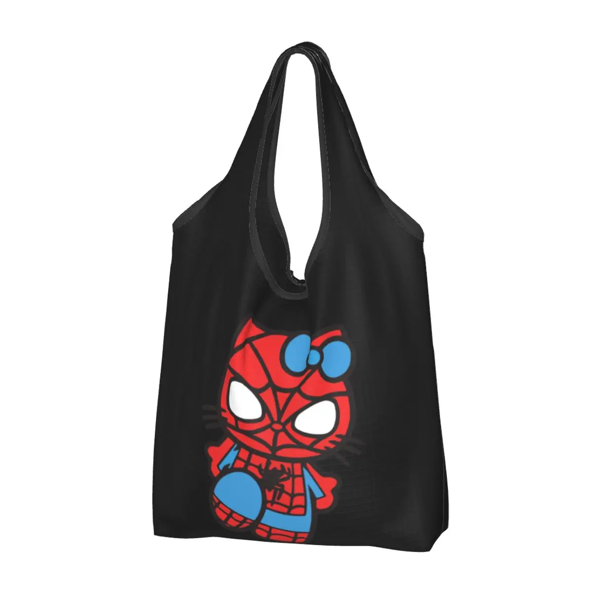 

Многоразовая сумка для покупок Hello Kitty Spidey-man для продуктов, складные сумки для продуктов, моющиеся большие сумки-тоут