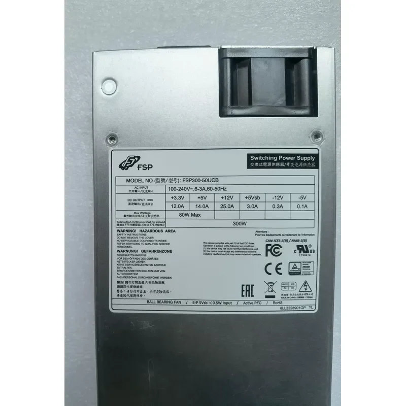 for Quanhan FSP300-50UCB 1U Server Power Supply