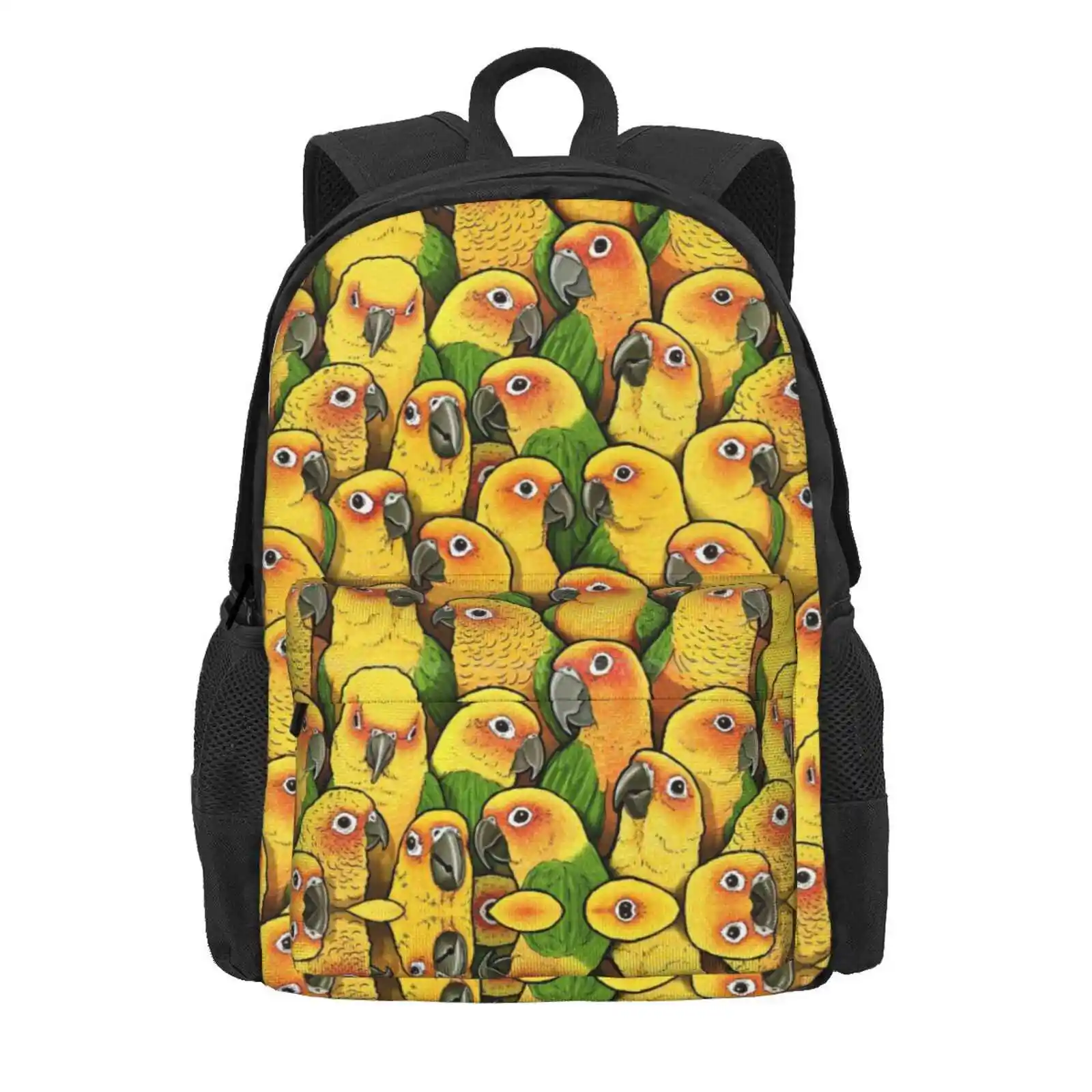 Jenday Conures Hot Sale Schoolbag Backpack Fashion Bags Jandaya Parakeet Jenday Conure Parrot Pet Bird Yellow Sunset Orange