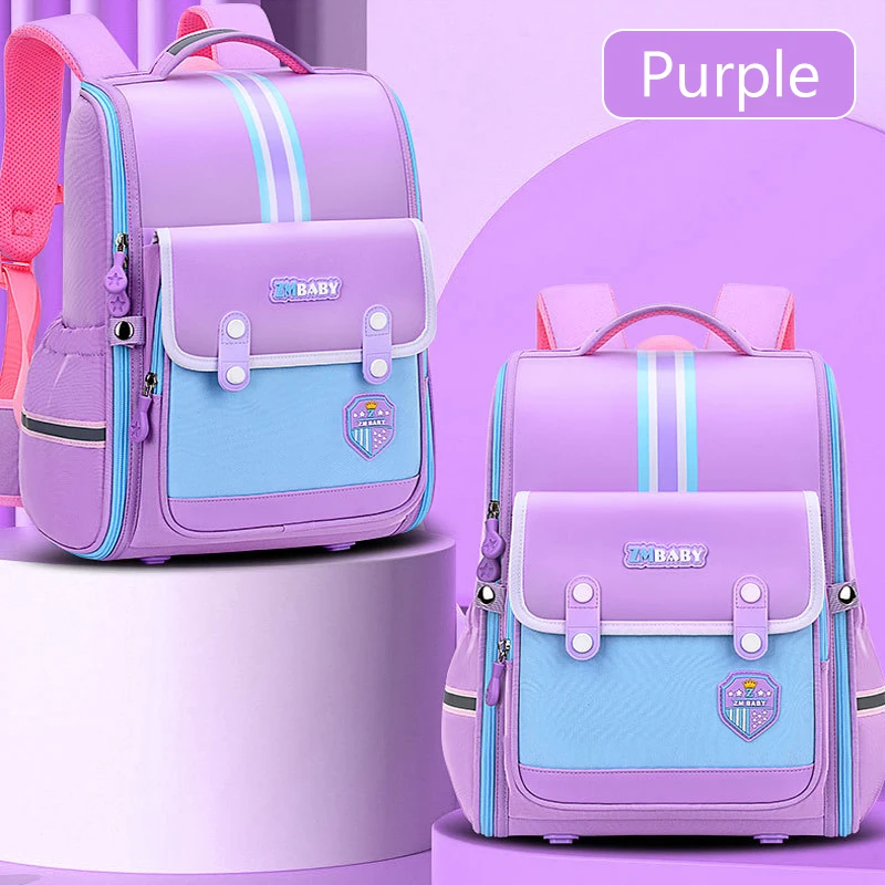 Back to School Adjustable Kids School Backpack for Boys Girls Lightweight Ergonomic Growth Design Waterproof Elementary Bookbag