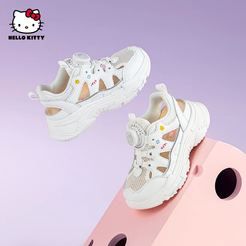 

Спортивная обувь Hello Kitty, детские повседневные кроссовки Sanrio, теннисная обувь в стиле аниме, обувь-корзина для девочек, модные дышащие кроссовки