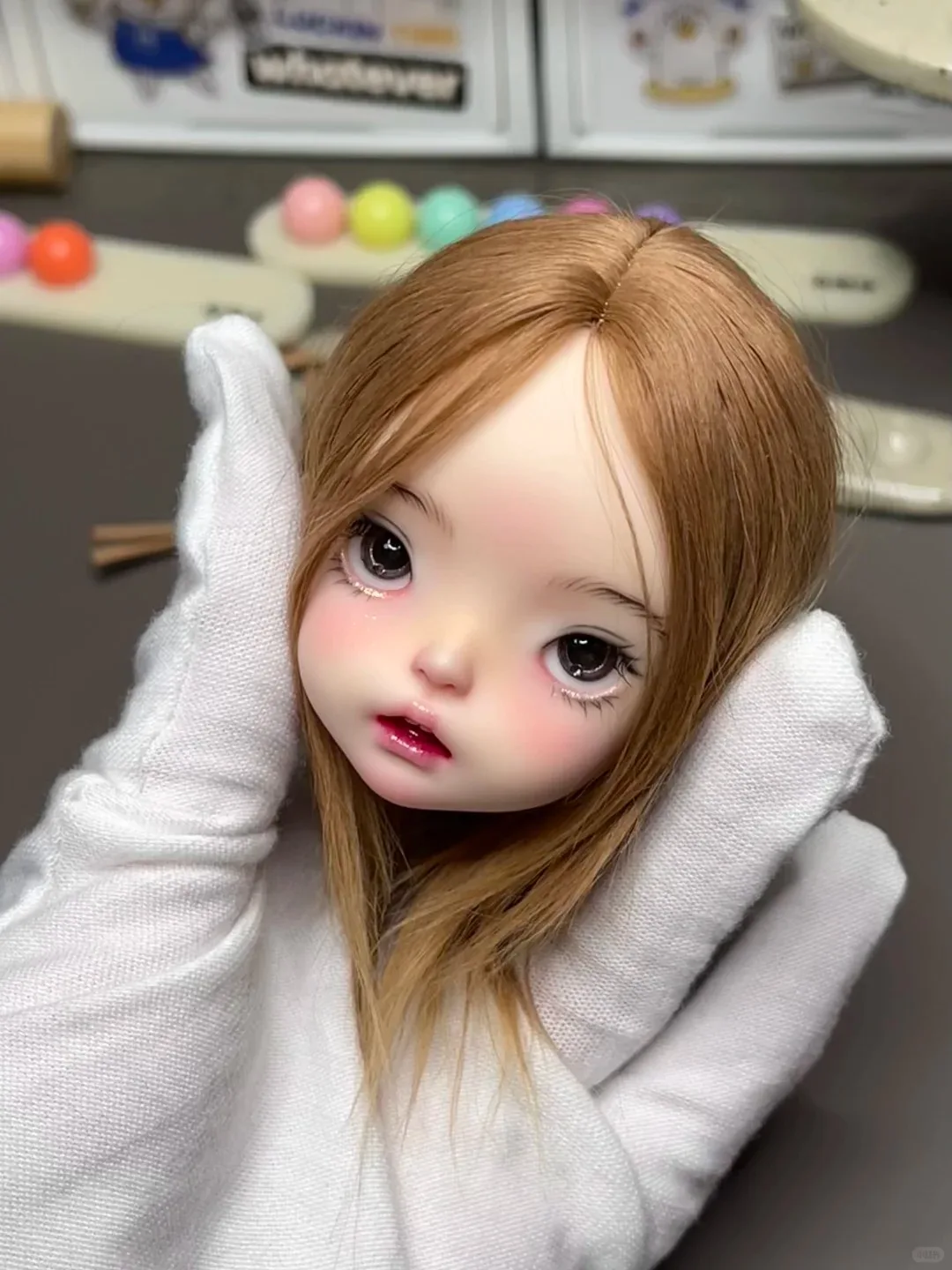 Nova Cabeça de Boneca BJD 1/6 para Maquiagem à Venda, Cabeça Única Xiaokui, Menina Fofa, Brinquedo de Resina de Alta Qualidade, Presente para Bebê Anjo em Oferta