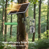 LS VISION 2 Lens 8MP 4G Solar Security Camera WiFi Wireless Outdoor Human/Animal AI Detection Waterproof Wildlife Cctv  Night