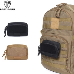 Tactical Molle Admin Pouch Small Organizer Pocket Hunting Vest EDC Belt Molle Platform Hook Elastic Loops Plate Carrier Mini Bag